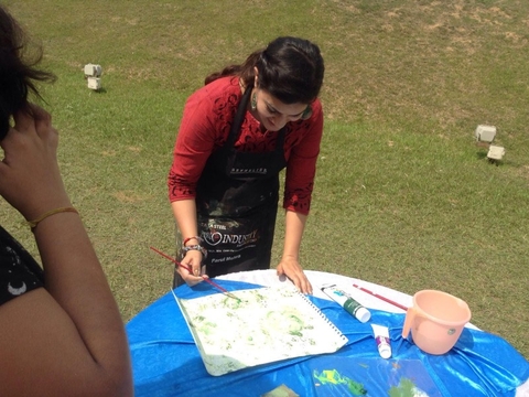 Art Camp at Jamshedpur, Tata Steel Event, Feb 2016