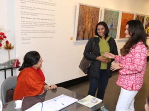 Solo Art Show - Alliance Francaise , New Delhi, Jan 2016