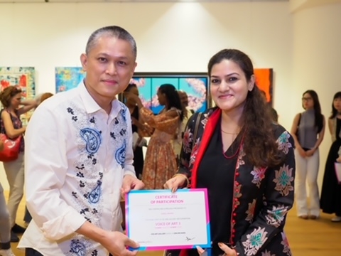 Group show at Ion orchard gallery, Singapore, May 2024