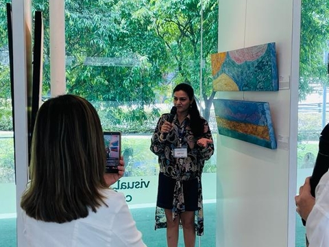 Making waves, Singapore, Visual arts gallery, Jan 2024