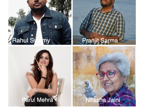 The Spirit of Artists Remains Unlocked during the Covid 19 crisis lockdown period, initiative by the Art Route organisation, Mar - Apr 2020