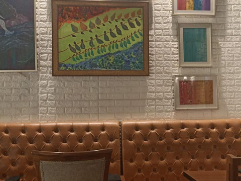 The RARA Art House Cafe,  Connaught Place, New Delhi,  July 2019